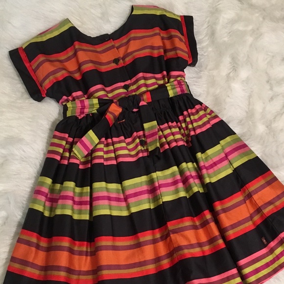 [Tea Collection] Elegant Striped Dress - Picture 4 of 4